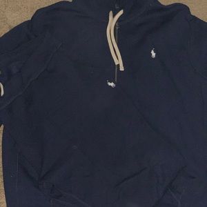 Polo jacket and sweatpants